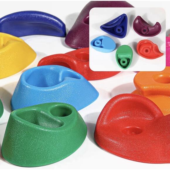 TOPNEW Pack Rock Climbing Holds Climbing Grips for Kids DIY Rock Stone Wall New - Picture 8 of 11